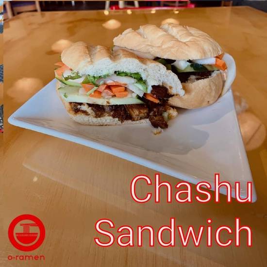 Order Chashu Sandwich food online from O-Ramen store, Pullman on bringmethat.com