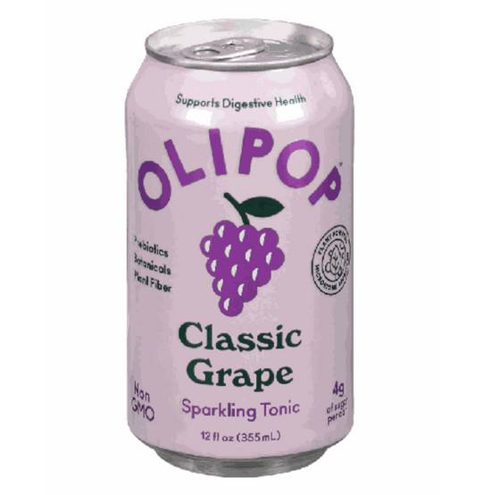 Order Oli Pop Sparkling Tonic - Classic Grape food online from IV Deli Mart store, Goleta on bringmethat.com