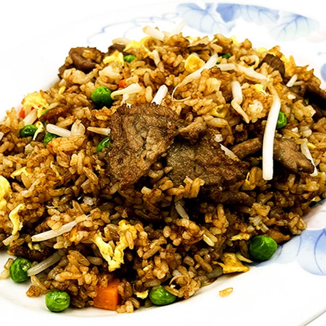 Order Beef Fried Rice food online from New Shanghai Restaurant store, Lake Forest on bringmethat.com