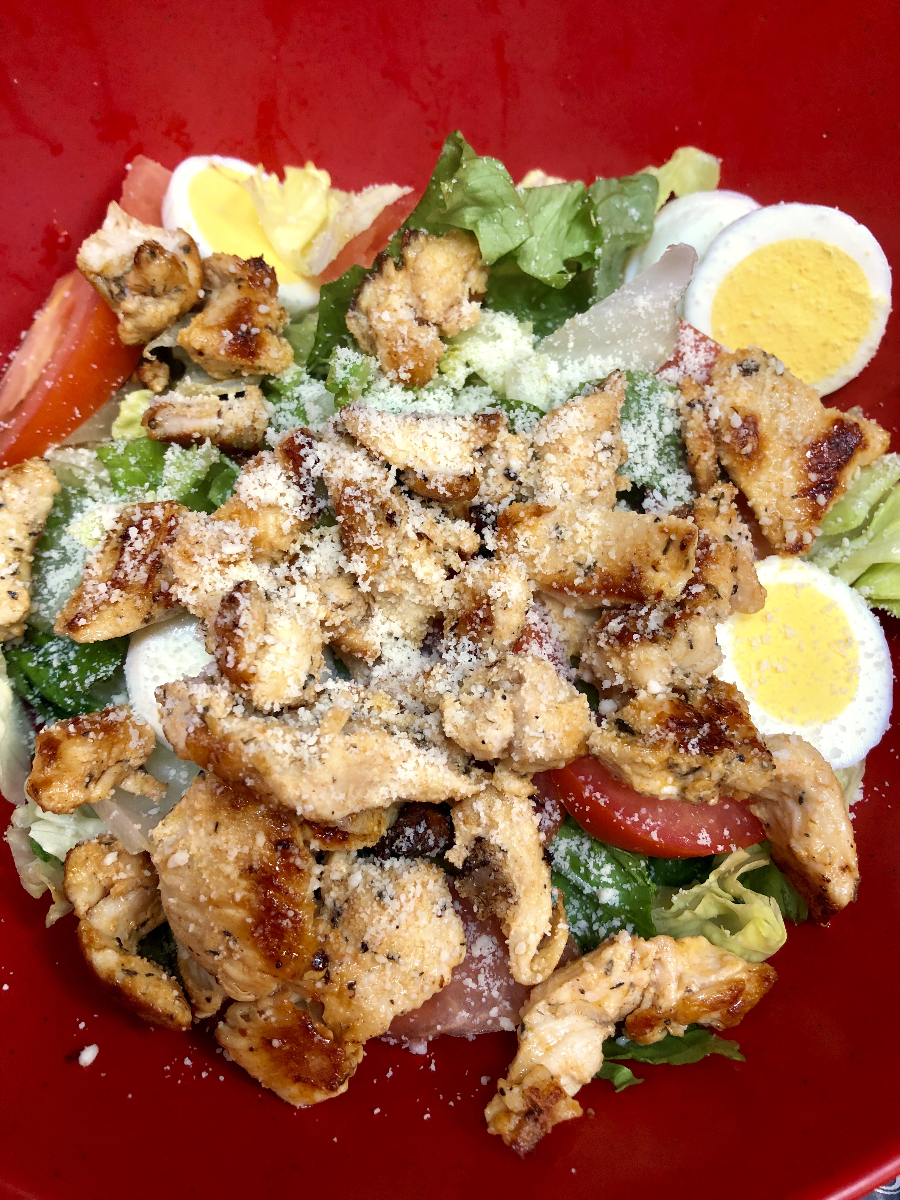 Order Grilled Chicken Caesar Salad food online from Buddy's Burgers, Breast & Fries store, Kennett Square on bringmethat.com