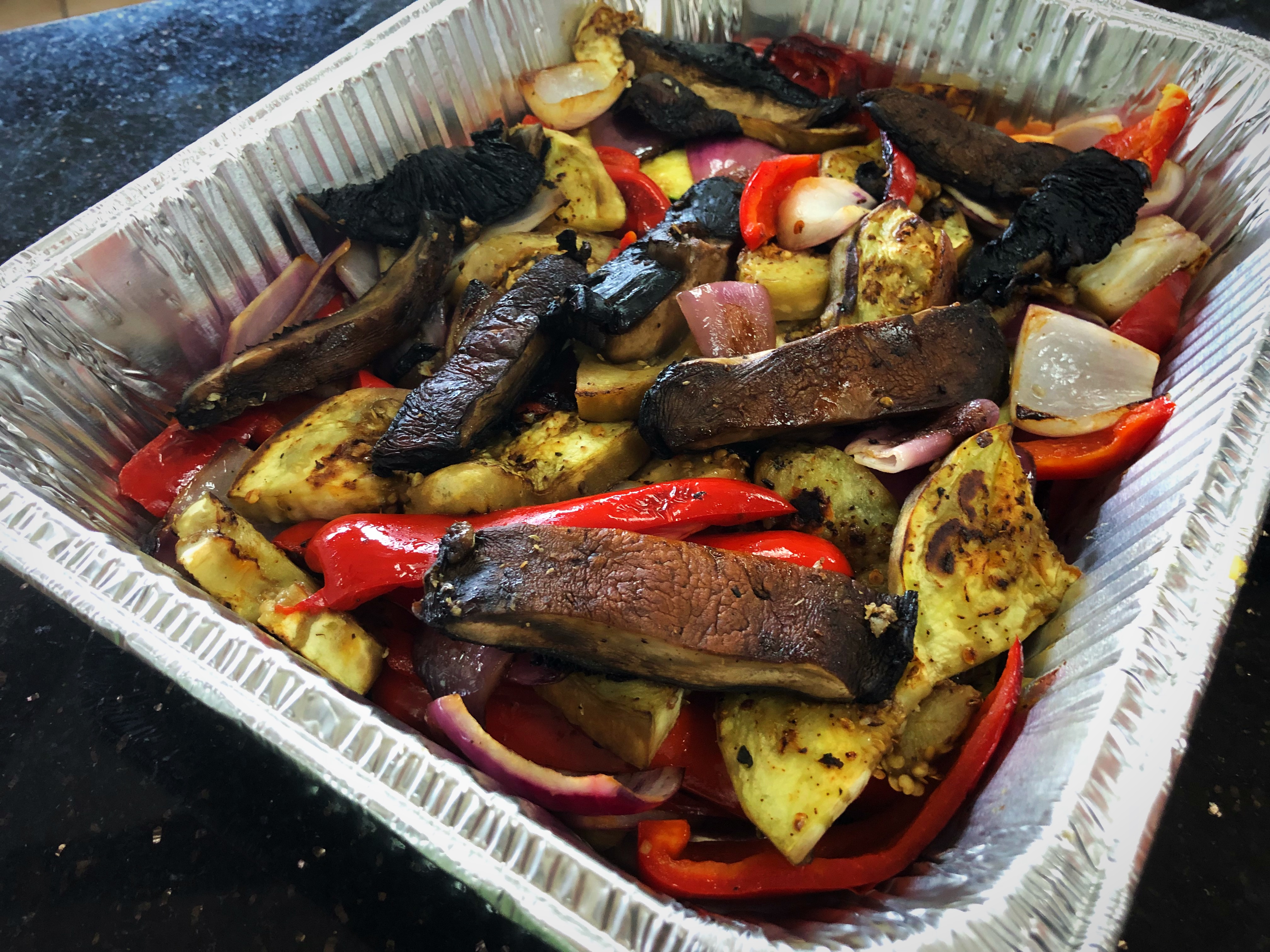 Order Grilled Vegetables Tray food online from Healthy Garden & Gourmet Pizza store, Voorhees on bringmethat.com