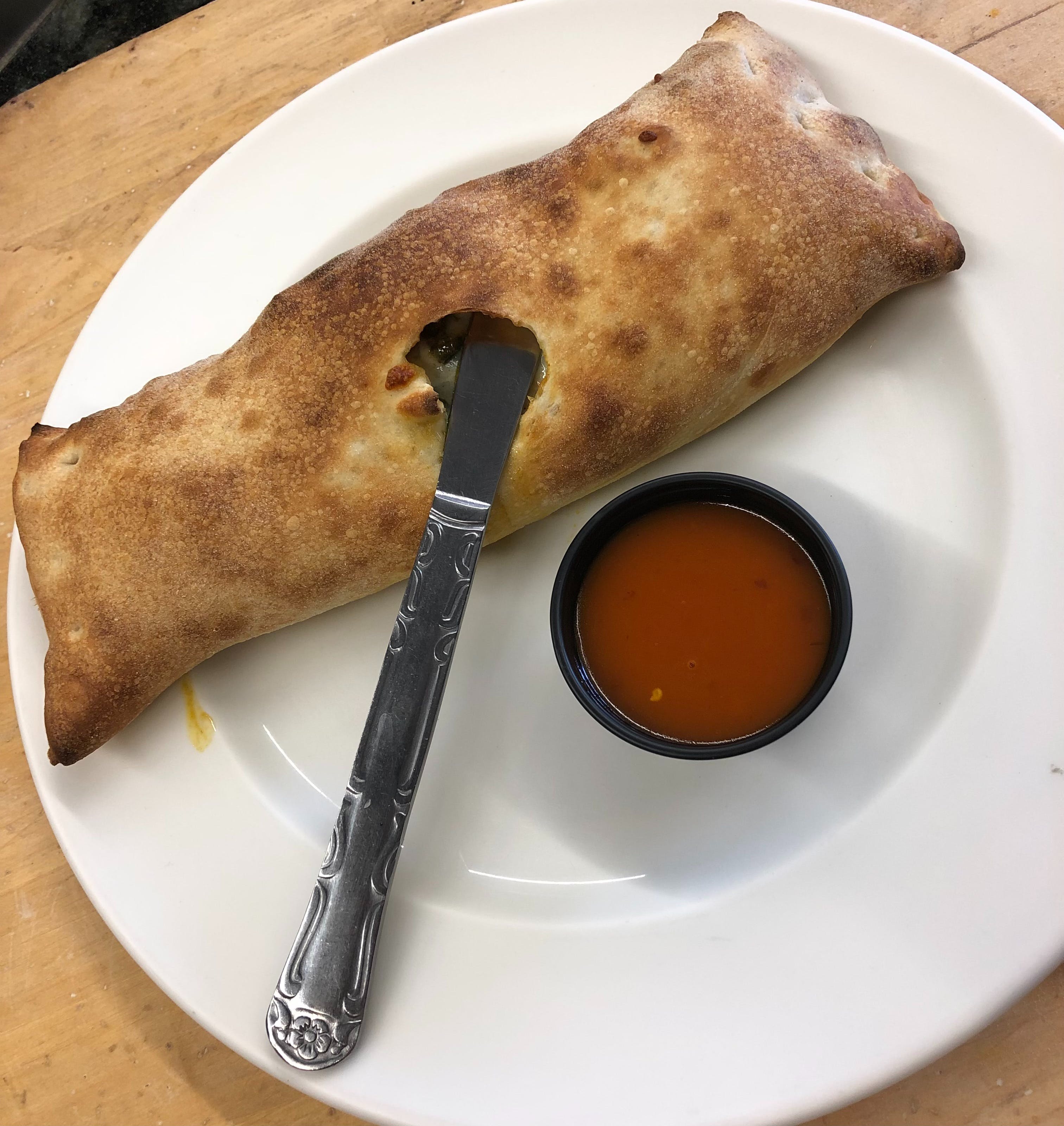 Order Paneer Tikka Roll or Calzone food online from i2i Indian Italian Fusion store, Boonton on bringmethat.com