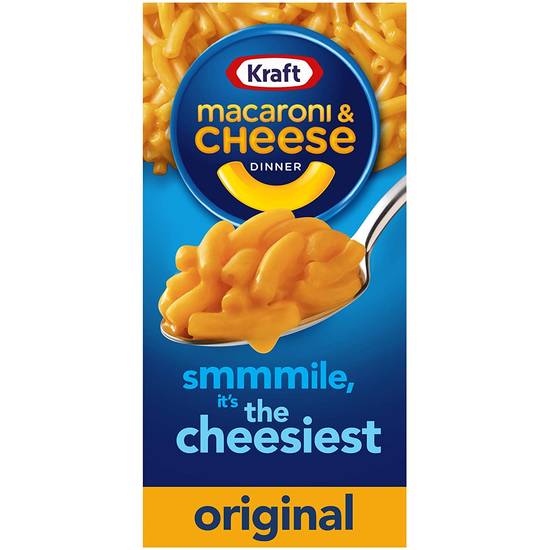 Order Kraft Original Flavor Macaroni And Cheese Dinner food online from Deerings Market store, Traverse City on bringmethat.com