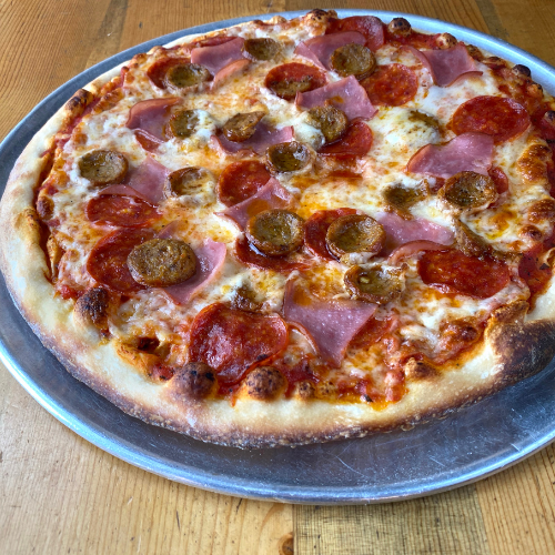 Order Meat Lovers Pizza 12" food online from Sexy Pizza store, Denver on bringmethat.com