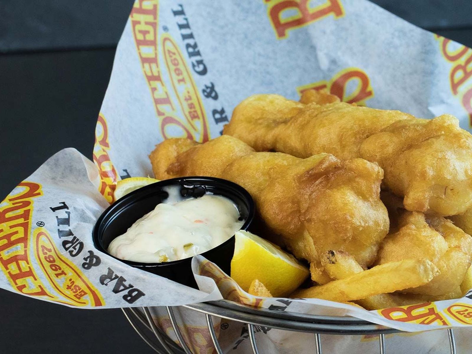 Order Beer Battered Cod Fish Fry food online from Brothers Bar & Grill store, Fort Collins on bringmethat.com