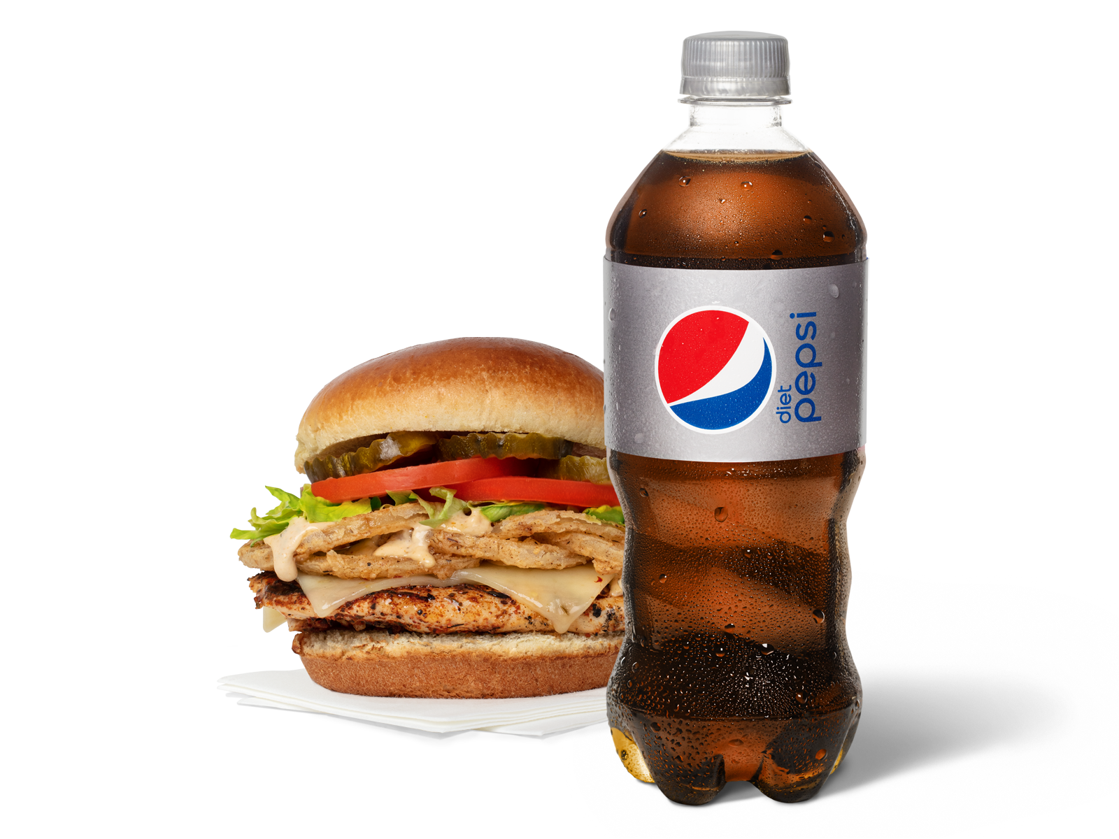 Order Louisiana-Style Chicken Sandwich & Diet Pepsi food online from Pep Place store, Yuma on bringmethat.com