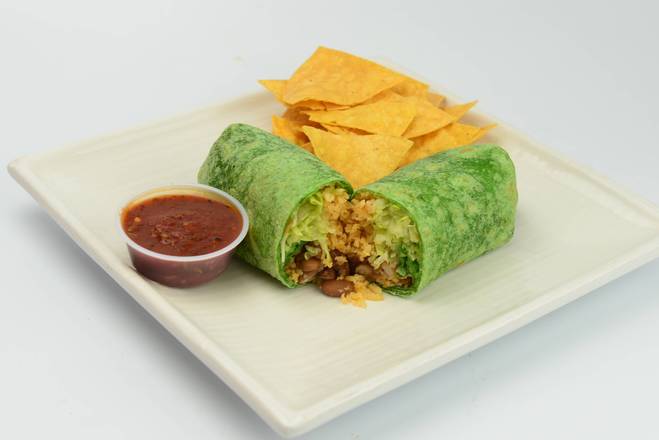 Order Regular vegan burrito food online from El Capitan Taqueria store, San Francisco on bringmethat.com