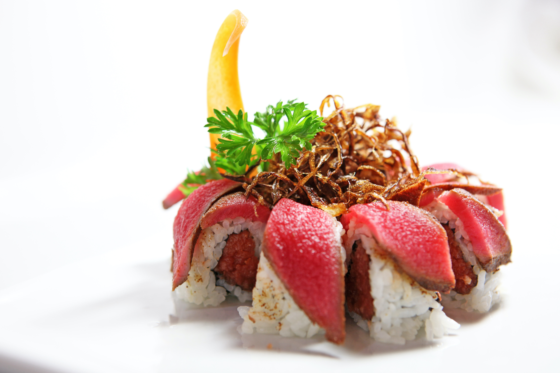 Order Cajun Tuna Roll food online from Sushi Yoko store, Gardena on bringmethat.com