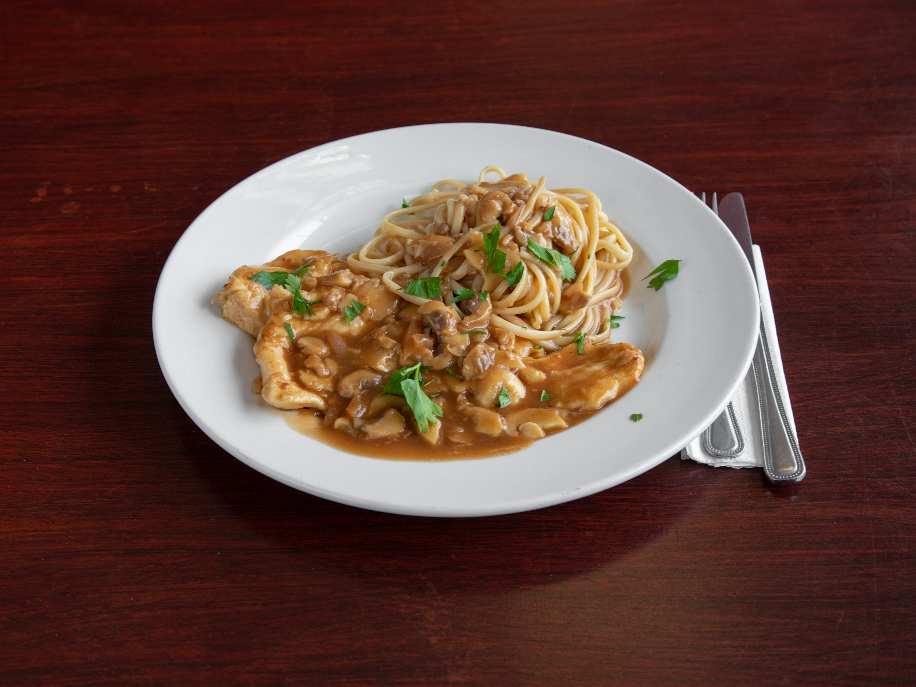 Order Chicken Marsala food online from Jerry Pizza store, Jersey City on bringmethat.com
