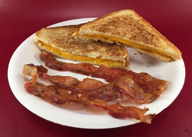 Order 18. Grill Bacon and Cheese Sandwich food online from Michael's Burgers store, Canoga Park on bringmethat.com