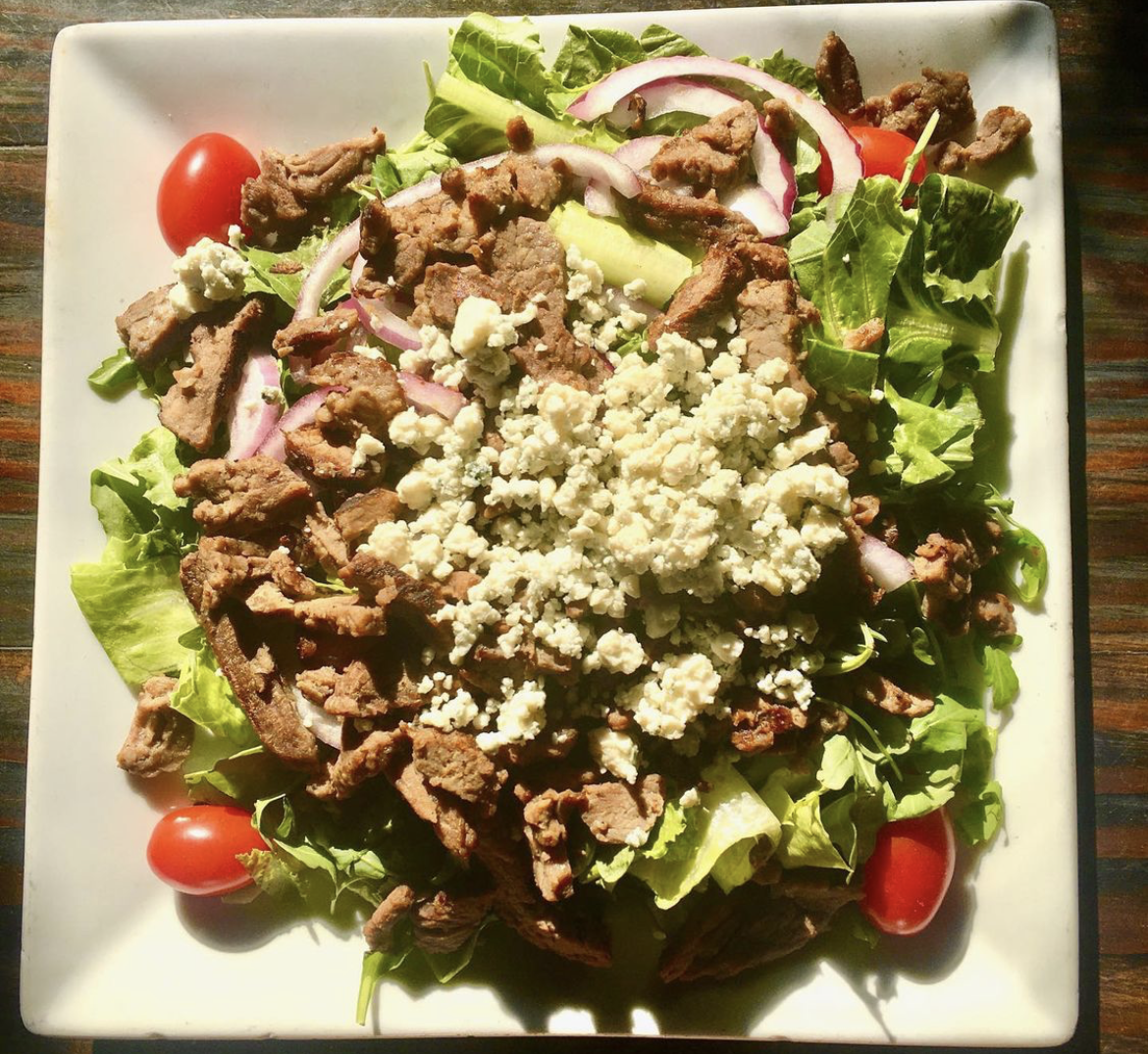 Order Grilled Steak Salad NEW! food online from Rocco Italian Grill store, Wilmington on bringmethat.com