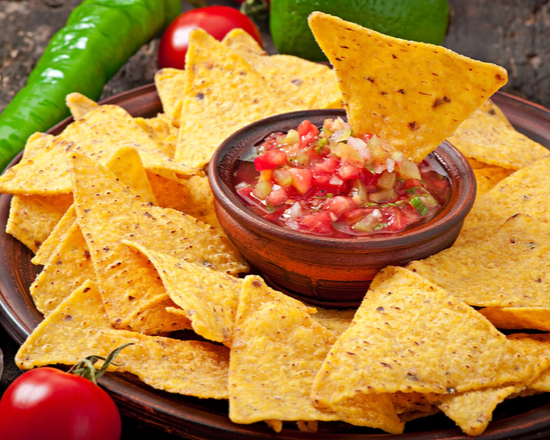 Order Chips and Salsa  food online from The Burger Blade store, San Antonio on bringmethat.com
