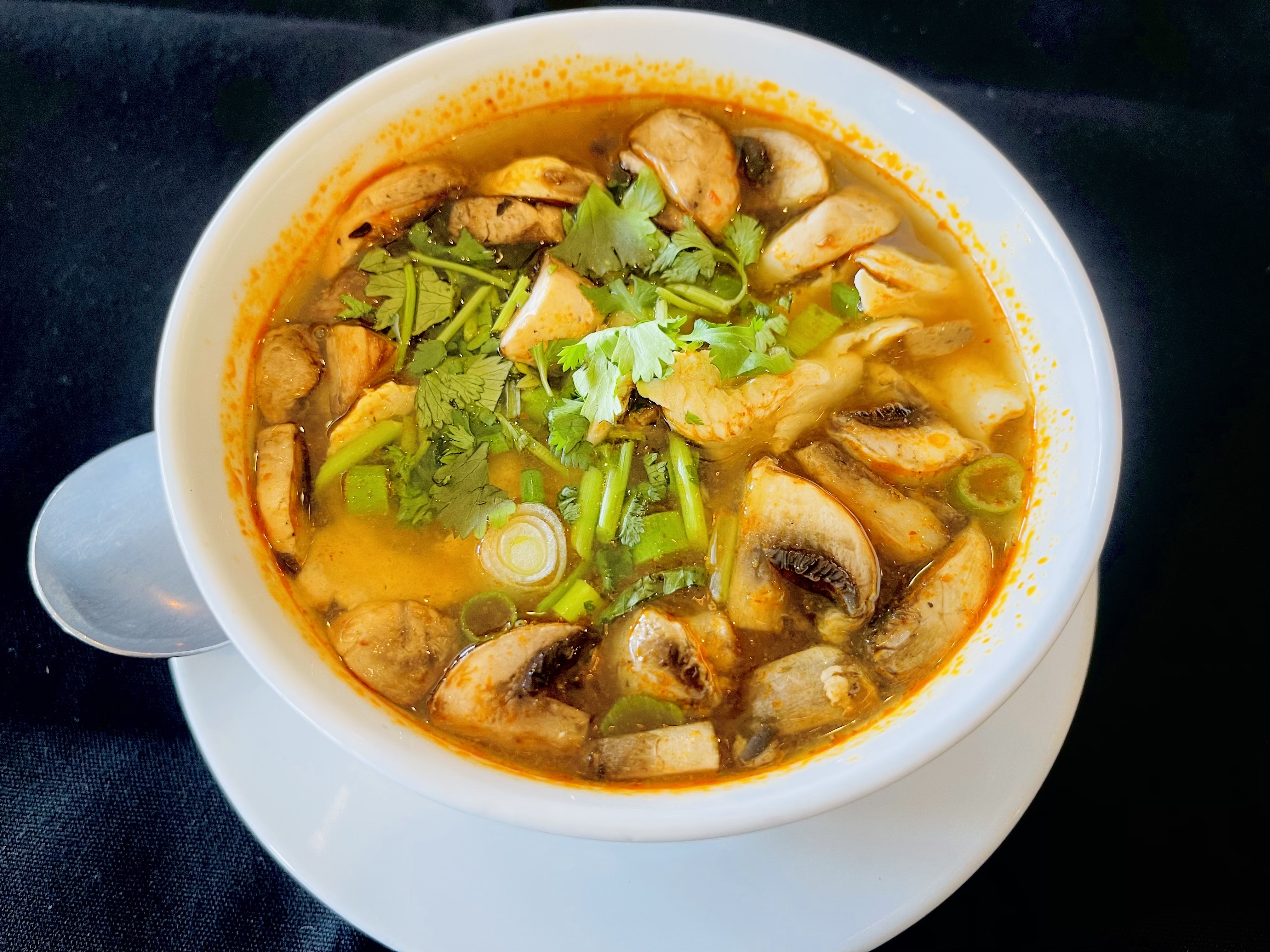 Order Tom Yum Soup food online from Siam Spice store, Sterling on bringmethat.com