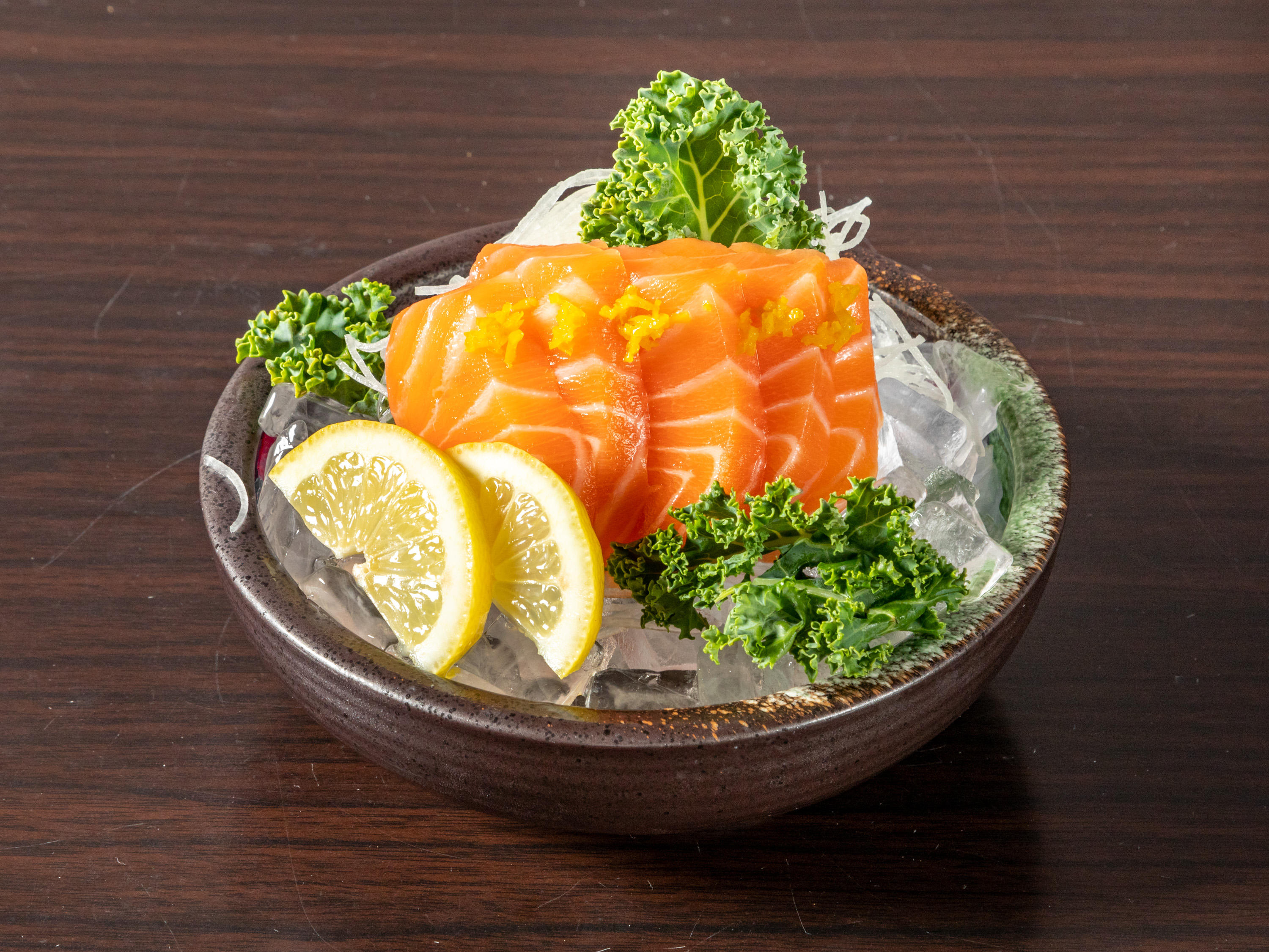 Order Salmon Sashimi (5pcs) food online from Hotto Sushi store, Orange on bringmethat.com