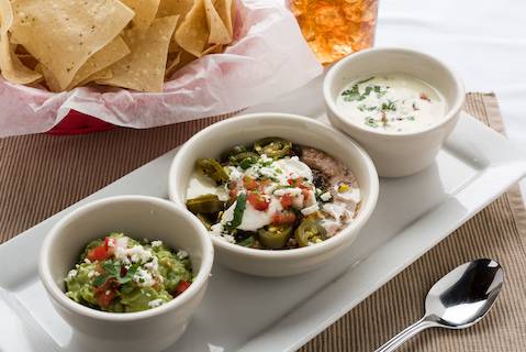 Order Appetizer Trio food online from La Viva Cantina store, Cypress on bringmethat.com