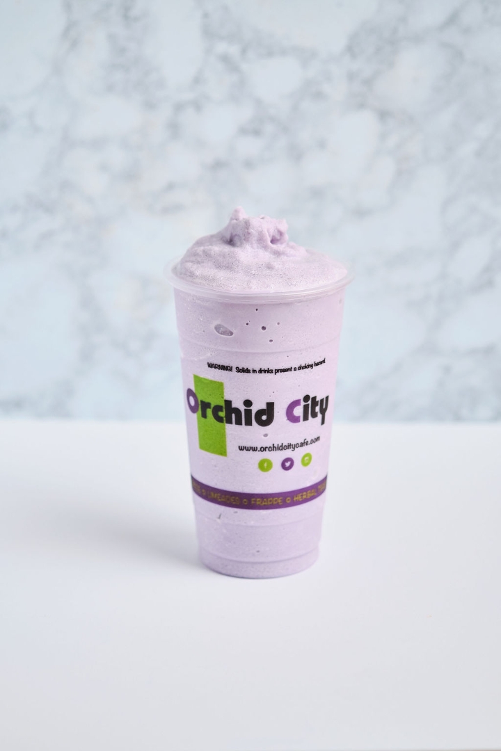 Order Taro Smoothie food online from Orchid City Fusion Cafe store, Arlington on bringmethat.com