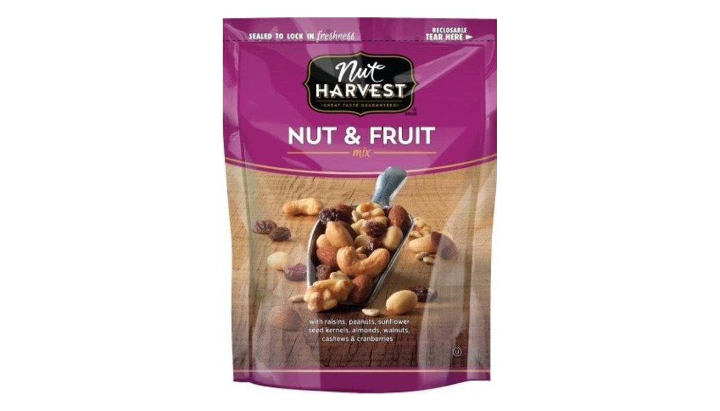 Order Fritolay Nut Harvest Nut & Fruit Mix 3oz Bag food online from Liquor Palace store, Burbank on bringmethat.com