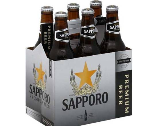 Order Sapporo Premium 6 pk Bottles food online from Starway Liquor store, Bell Gardens on bringmethat.com