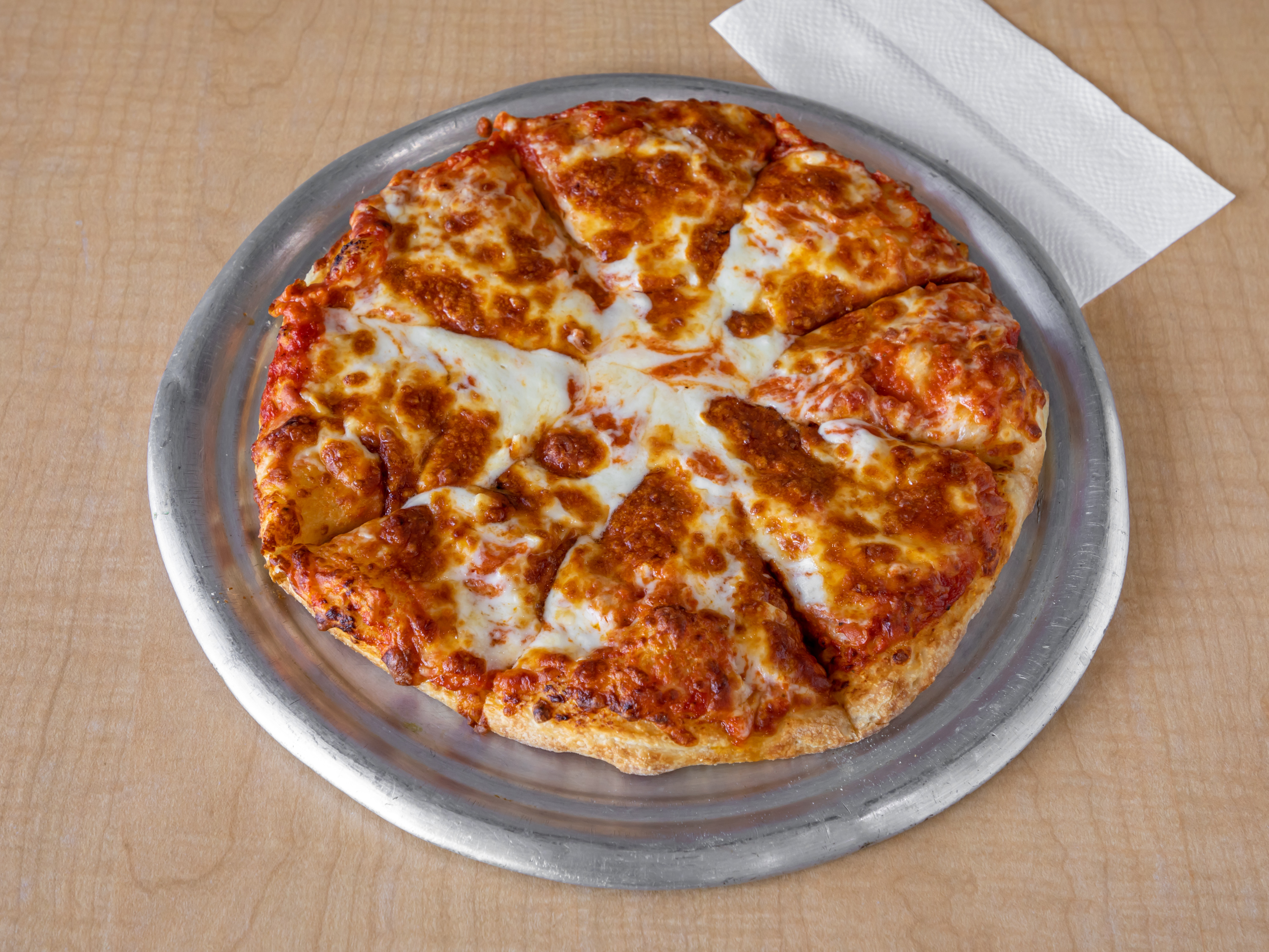 Order Cheese Pizza (1 topping pizza) food online from Golden Olive store, Huntington Beach on bringmethat.com