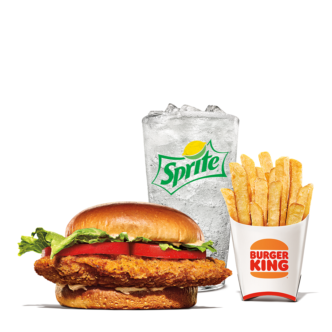 Order Royal Crispy Chicken Sandwich Meal food online from Burger King store, Columbus on bringmethat.com