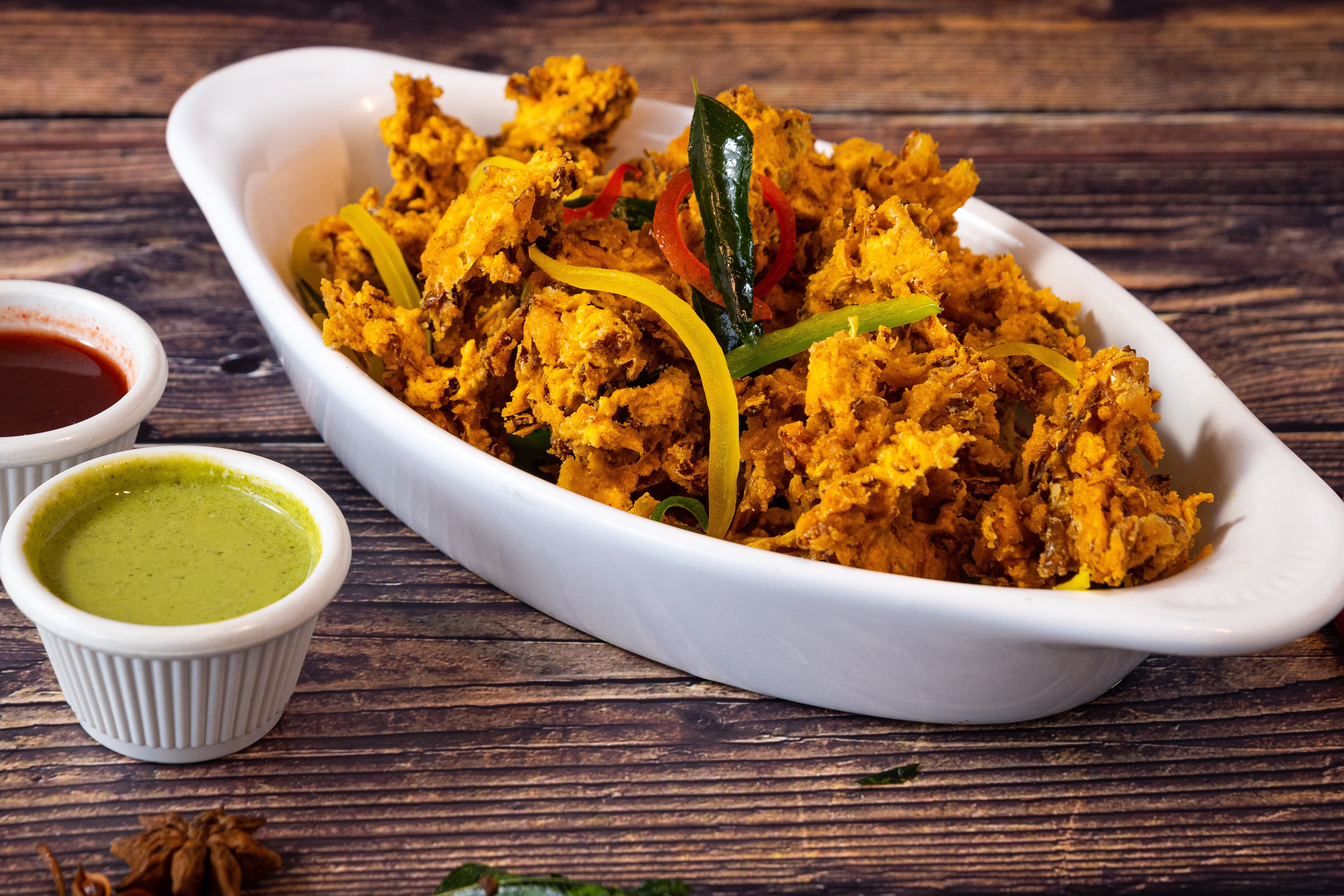 Order Mixed Vegetable Pakoda food online from Amaravati Indian Cuisine store, Brentwood on bringmethat.com