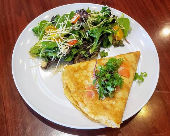 Order Smoked Salmon Crepe food online from Sleek Creperie Cafe store, Cypress on bringmethat.com