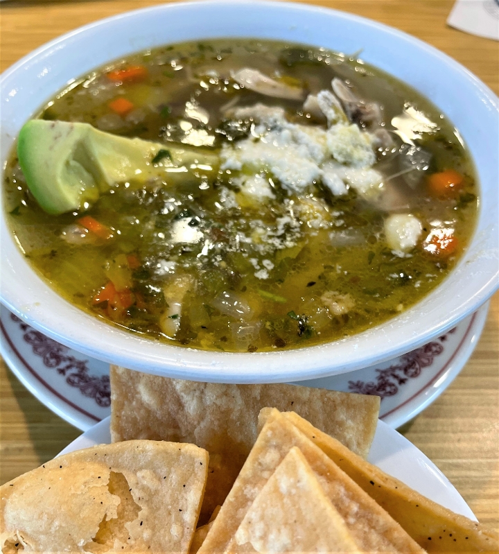 Order Chicken Tortilla Soup food online from Monkey Business Cafe store, Fullerton on bringmethat.com
