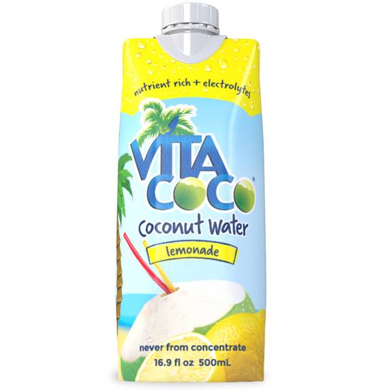 Order Vita Coco Coconut Water Lemonade food online from Deerings Market store, Traverse City on bringmethat.com