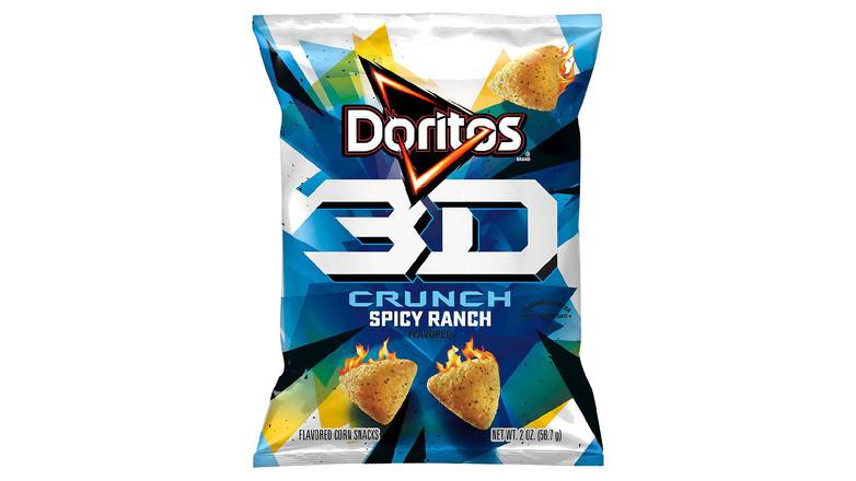 Order Doritos 3D Crunch Corn Snacks, Spicy Ranch Spicy food online from Aldan Sunoco store, Aldan on bringmethat.com