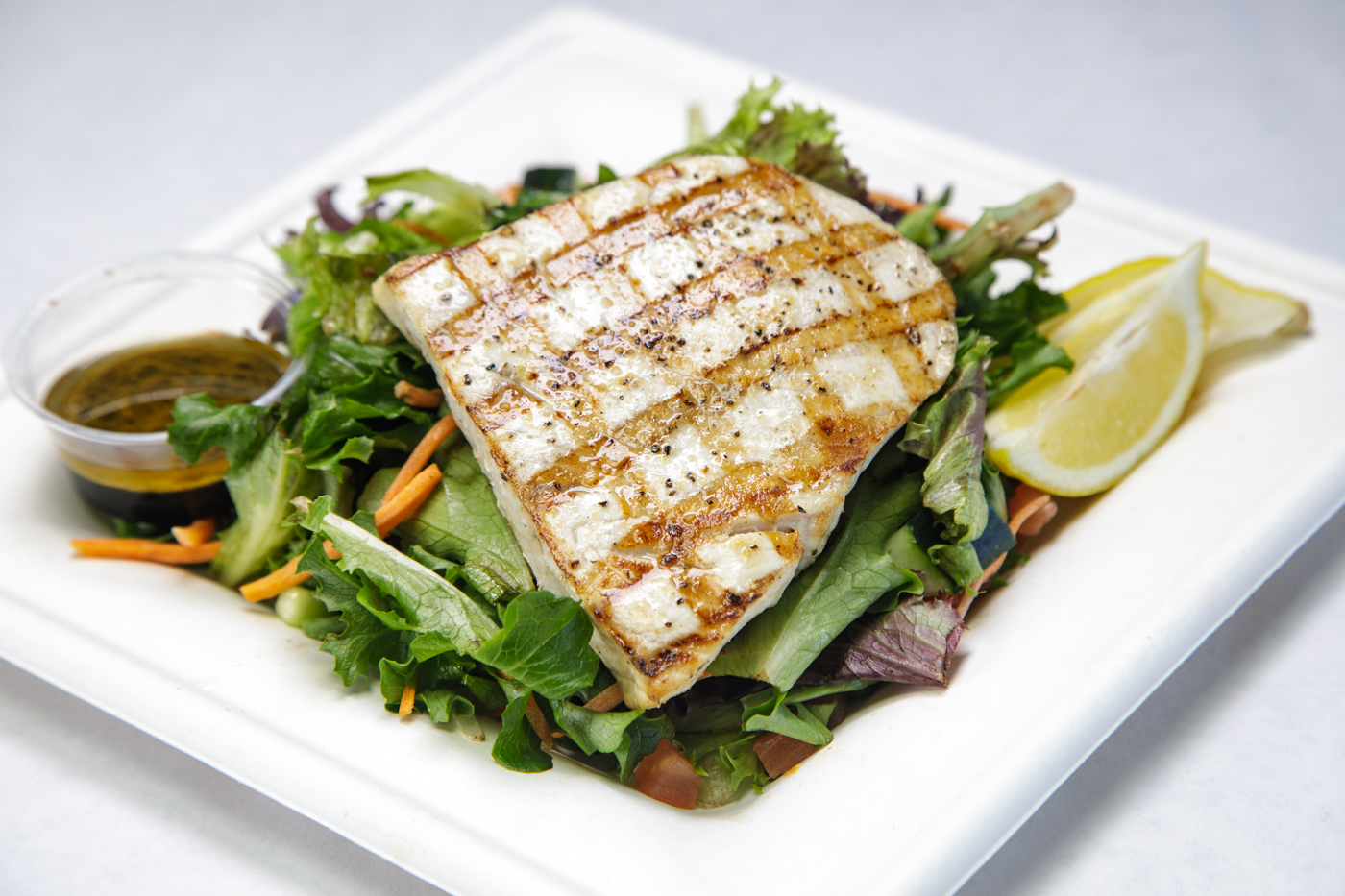 Order Swordfish-Salad food online from Captain Kidds Fish Market & Restaurant store, Redondo Beach on bringmethat.com