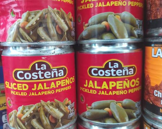 Order Jalapeños  ( La Costeña) food online from Peralta Brentwood Deli Grocery store, Brentwood on bringmethat.com