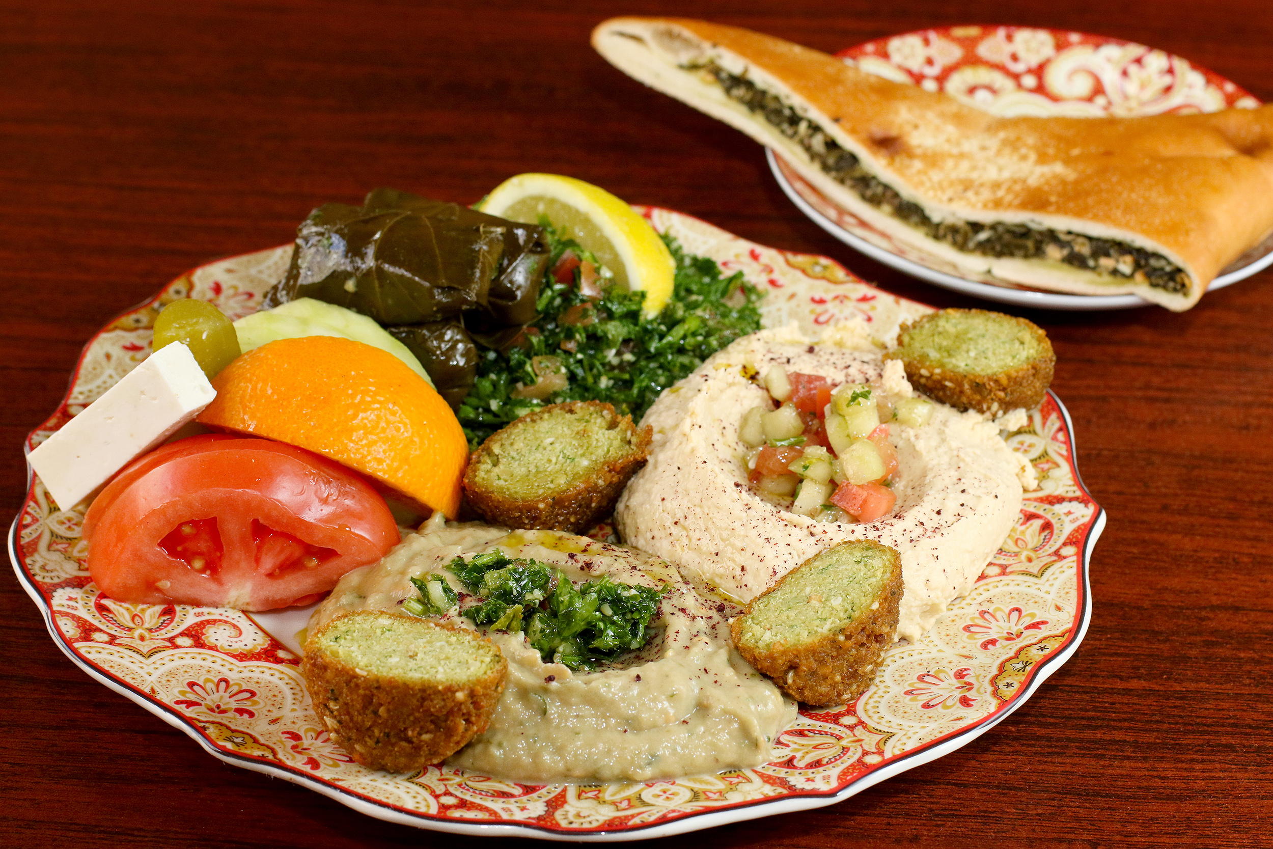 Order Mediterranean Platter food online from Baladie Gourmet Cafe store, San Francisco on bringmethat.com