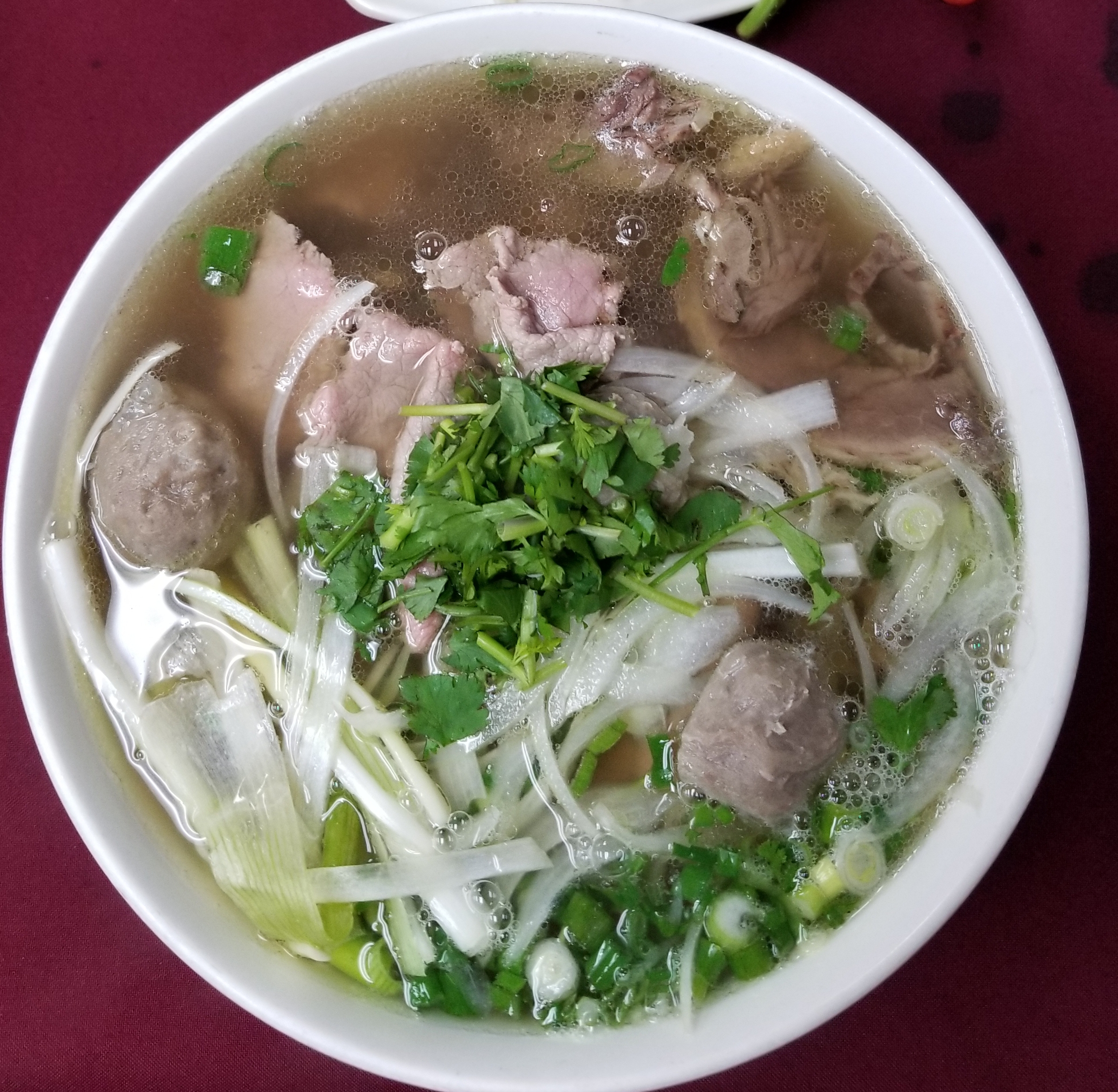 Order 1. Special Combination Noodle Soup food online from Thien Hoang Restaurant store, Portland on bringmethat.com