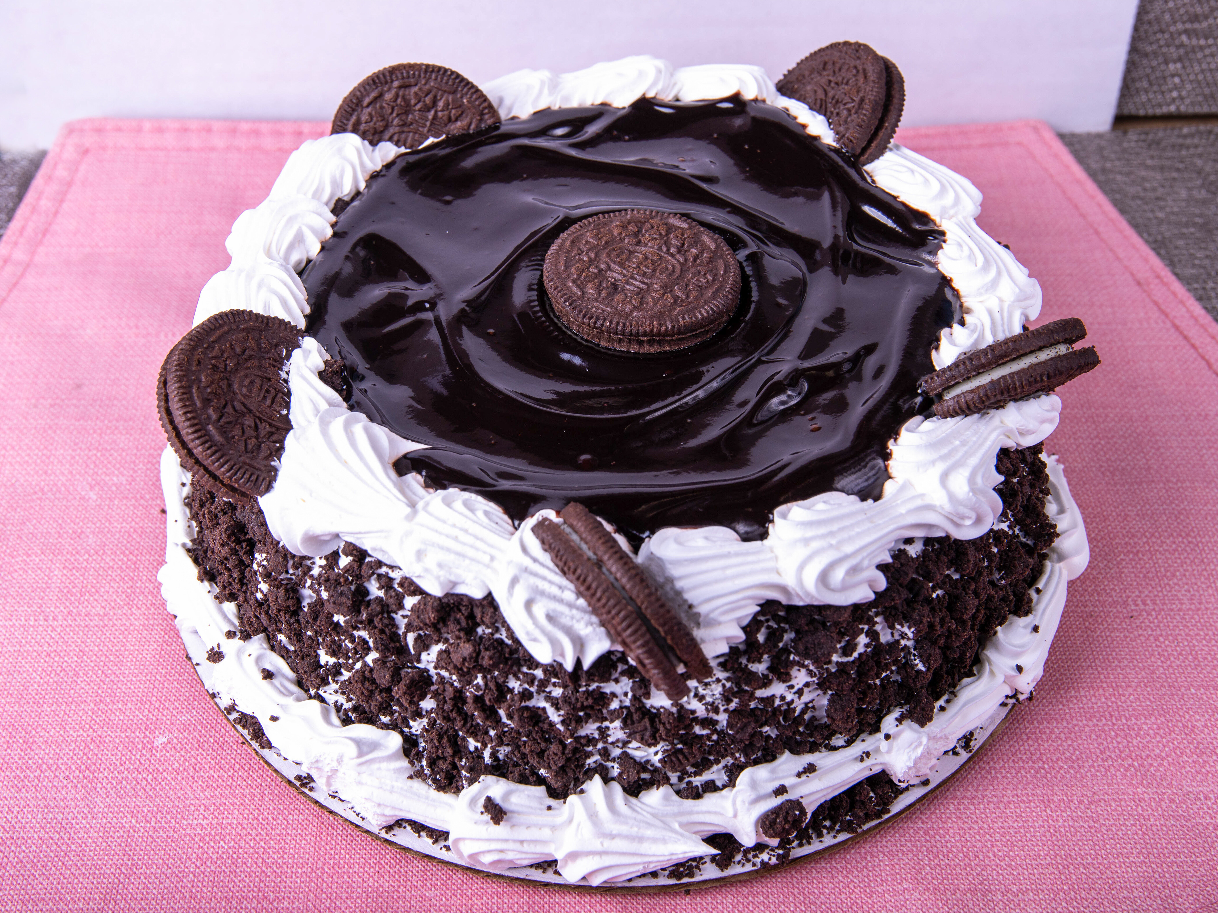 Order Oreo (8 to 10 servings) food online from Ice Cream Cottage store, Mastic on bringmethat.com