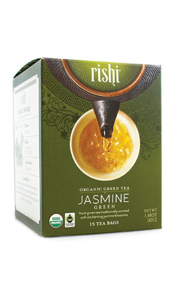 Order Rishi Jasmine Green Tea food online from Metropolis Coffee Company store, Chicago on bringmethat.com