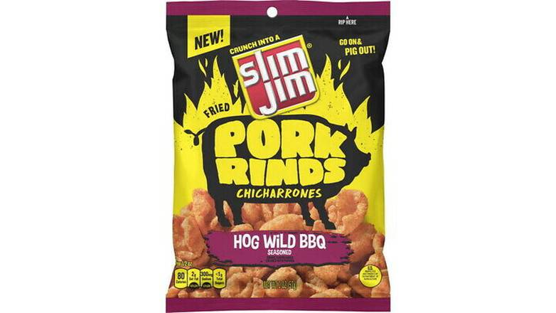 Order Slim Jim Pork Rinds - Bbq food online from Red Roof Market store, Lafollette on bringmethat.com