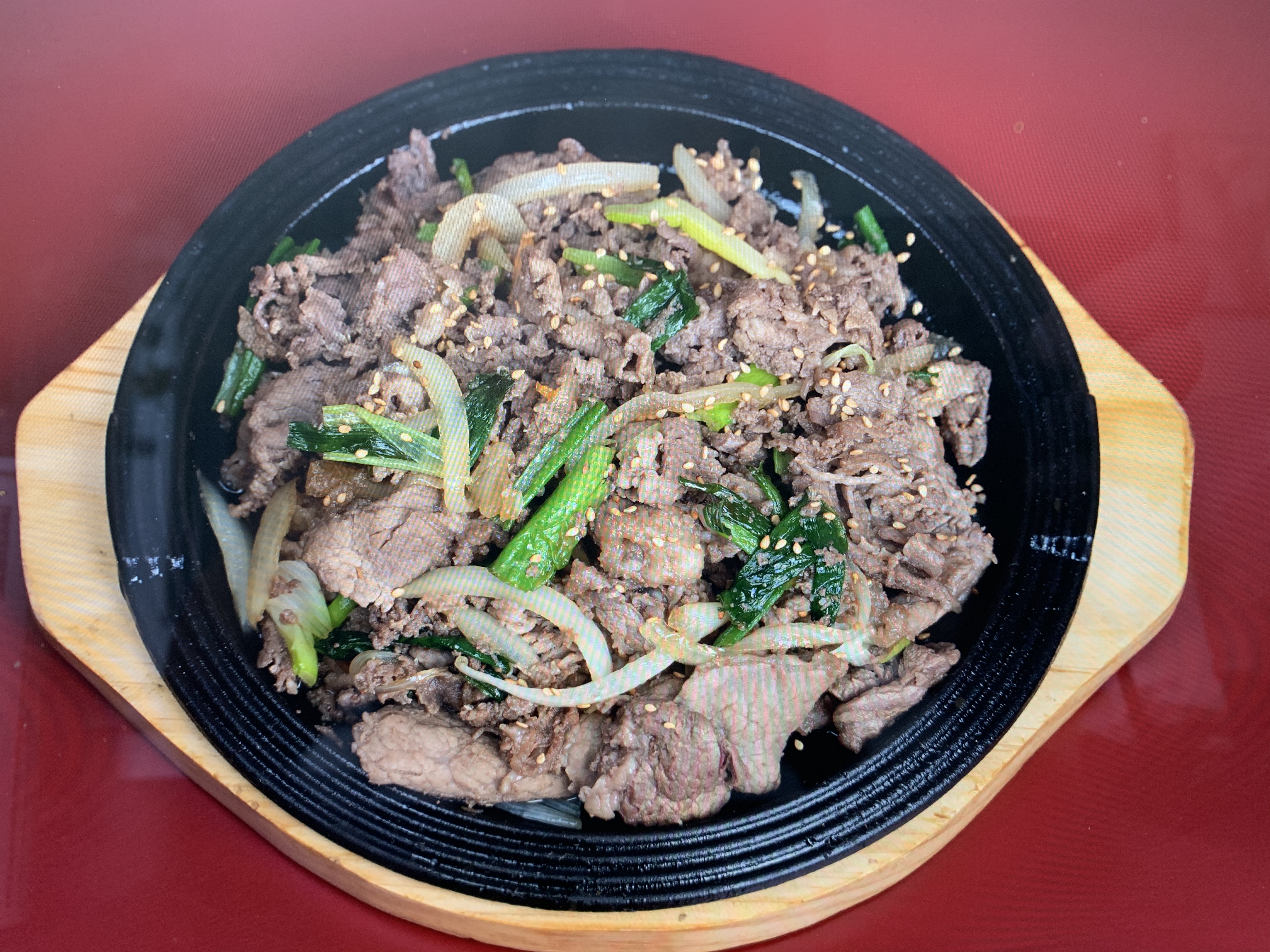 Order Marinated Thin Beef food online from Sura Bbq store, Medford on bringmethat.com
