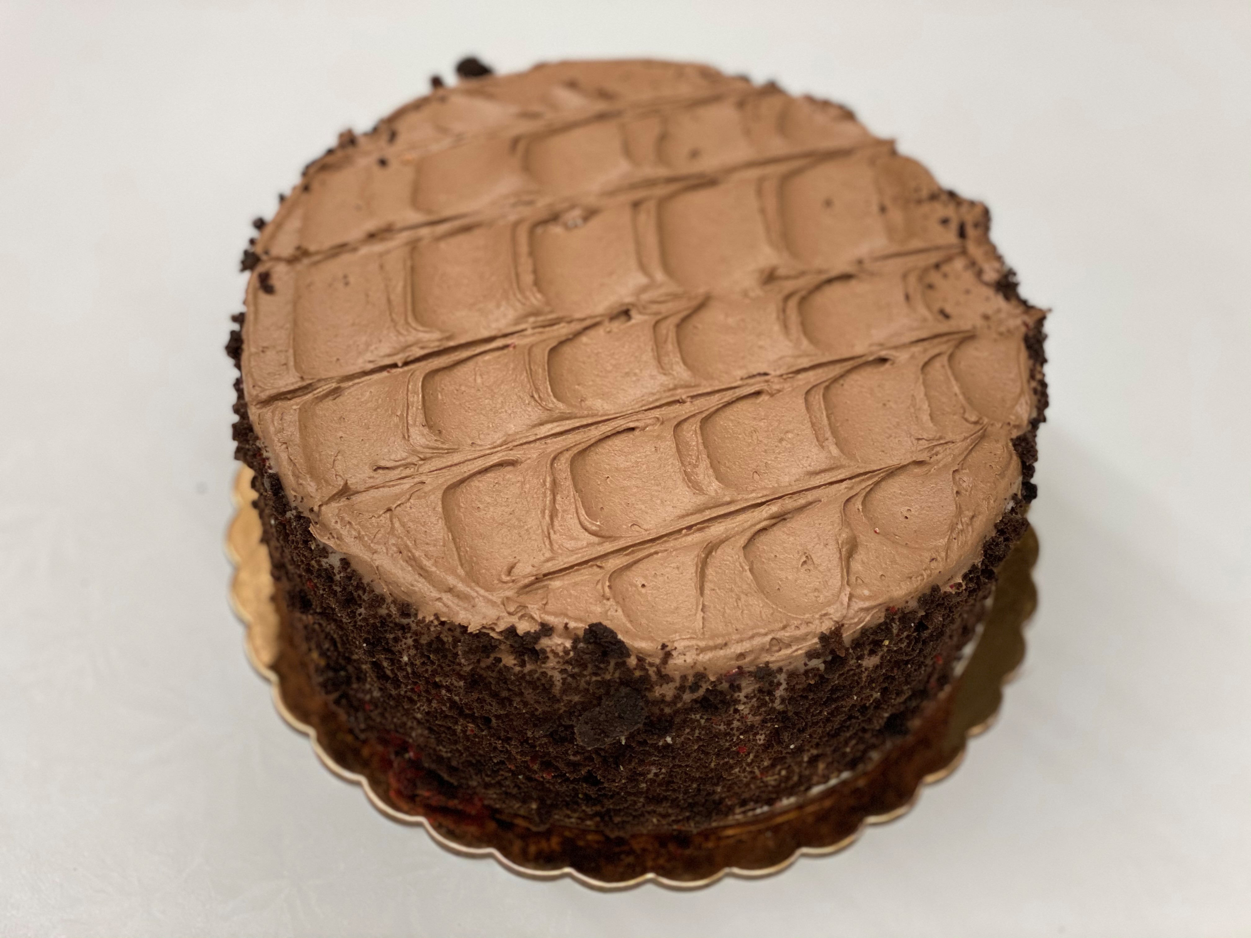 Order Chocolate Fudge Layer Cake food online from E & L Bakery store, Bronx on bringmethat.com