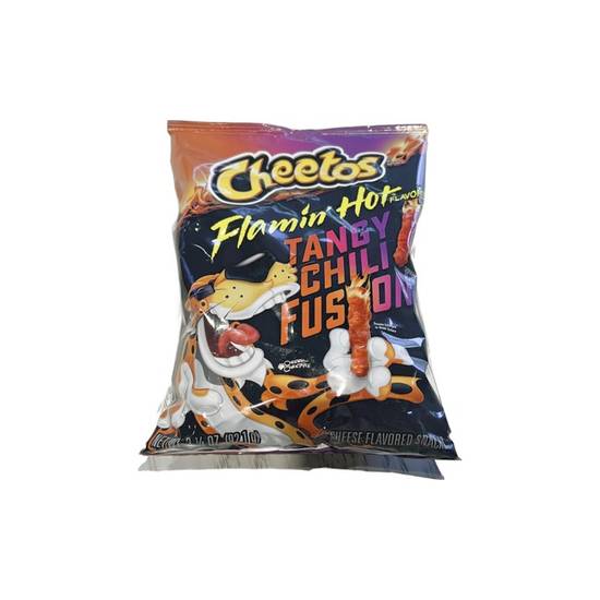 Order CHEETOS CRUNCHY FLAMIN' HOT TANGY CHILI FUSION food online from TKB Bakery & Deli store, Indio on bringmethat.com