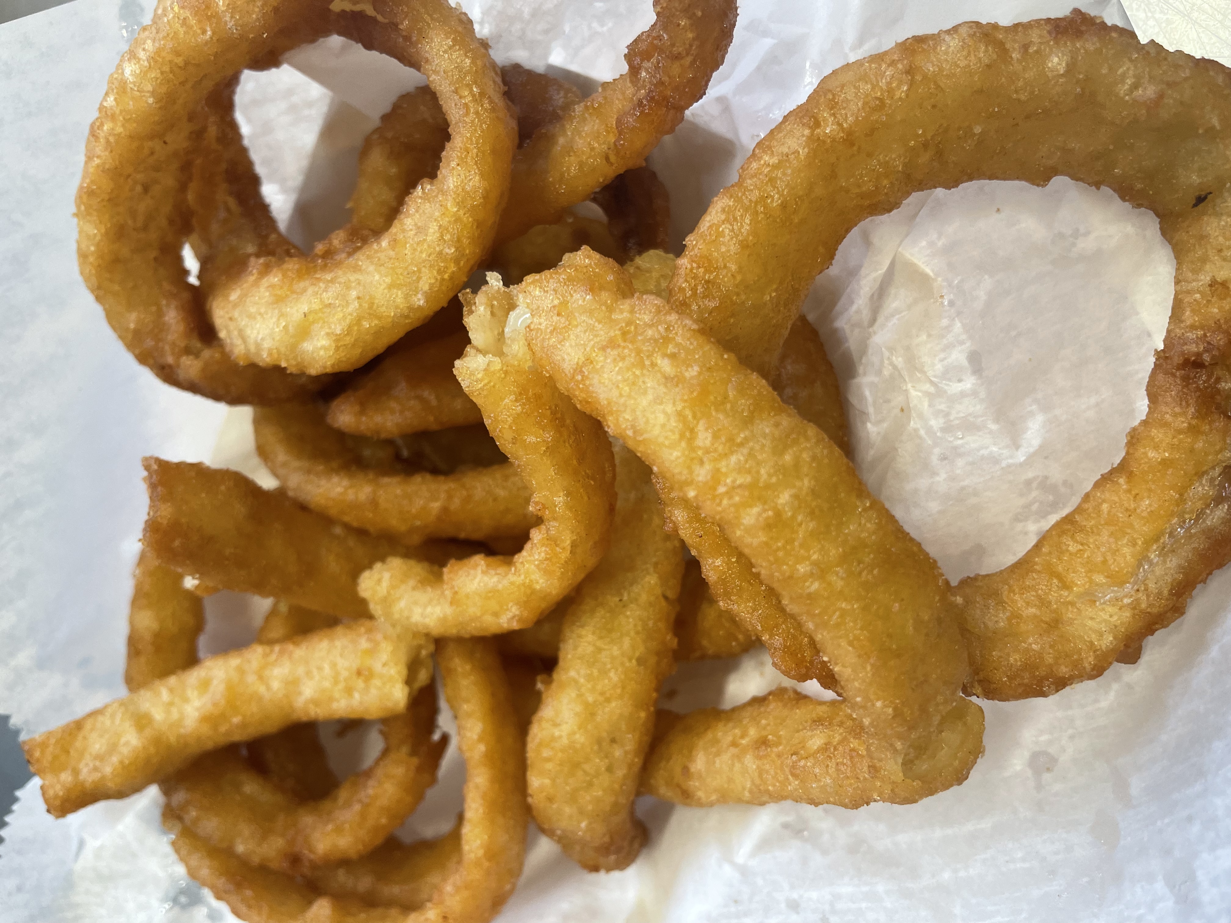 Order Onion Rings food online from MC's Pizza LLC store, East Providence on bringmethat.com