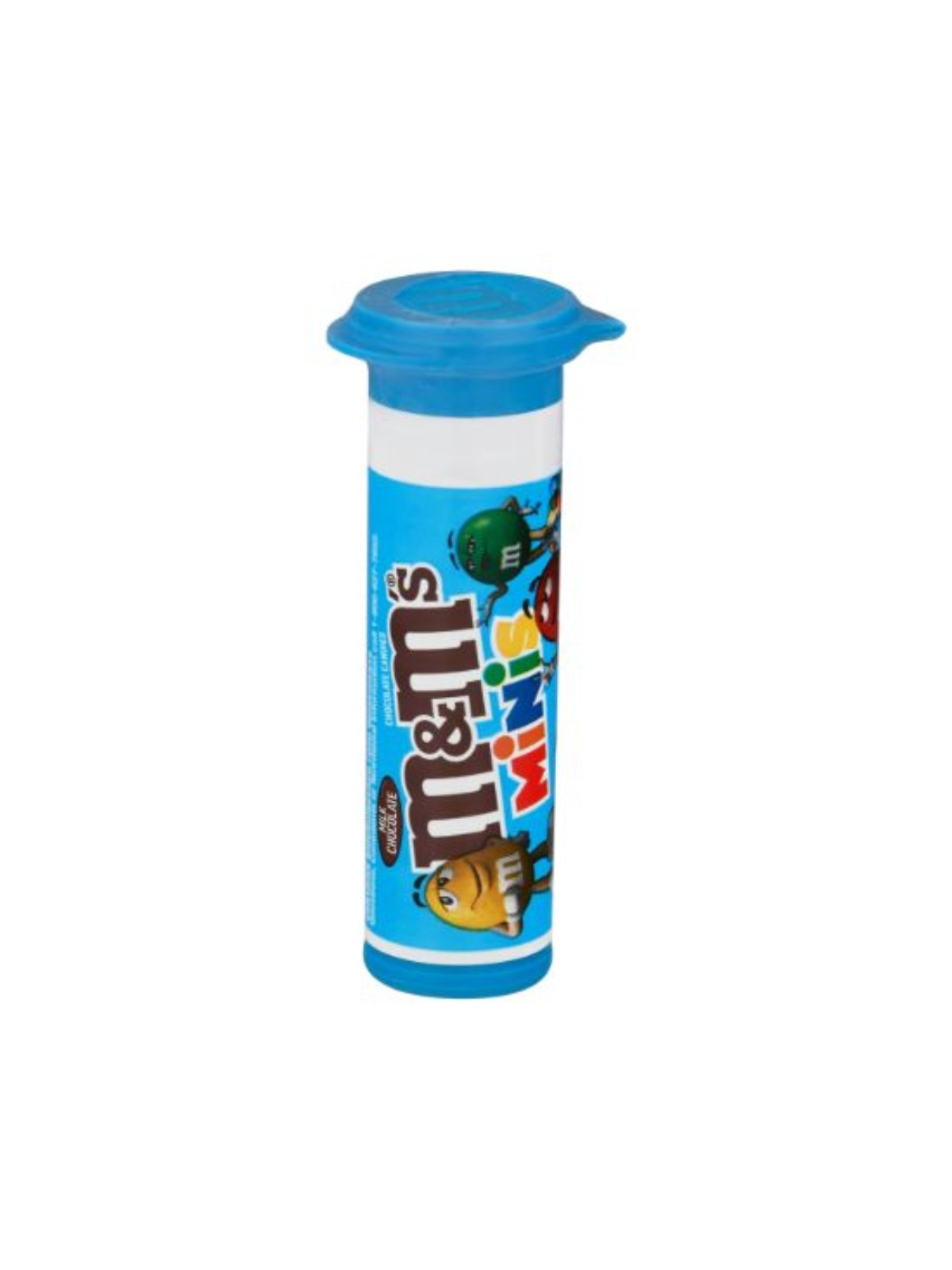 Order M&M's Minis Milk Chocolate Tube (1.08 oz) food online from Stock-Up Mart store, Los Angeles on bringmethat.com