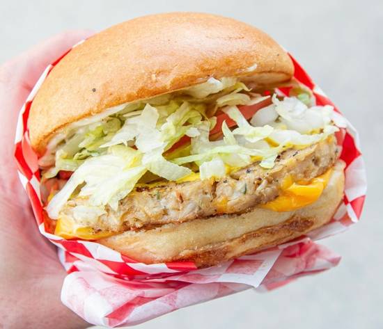Order Veggie Burger food online from Colorado Grill store, Fresno on bringmethat.com