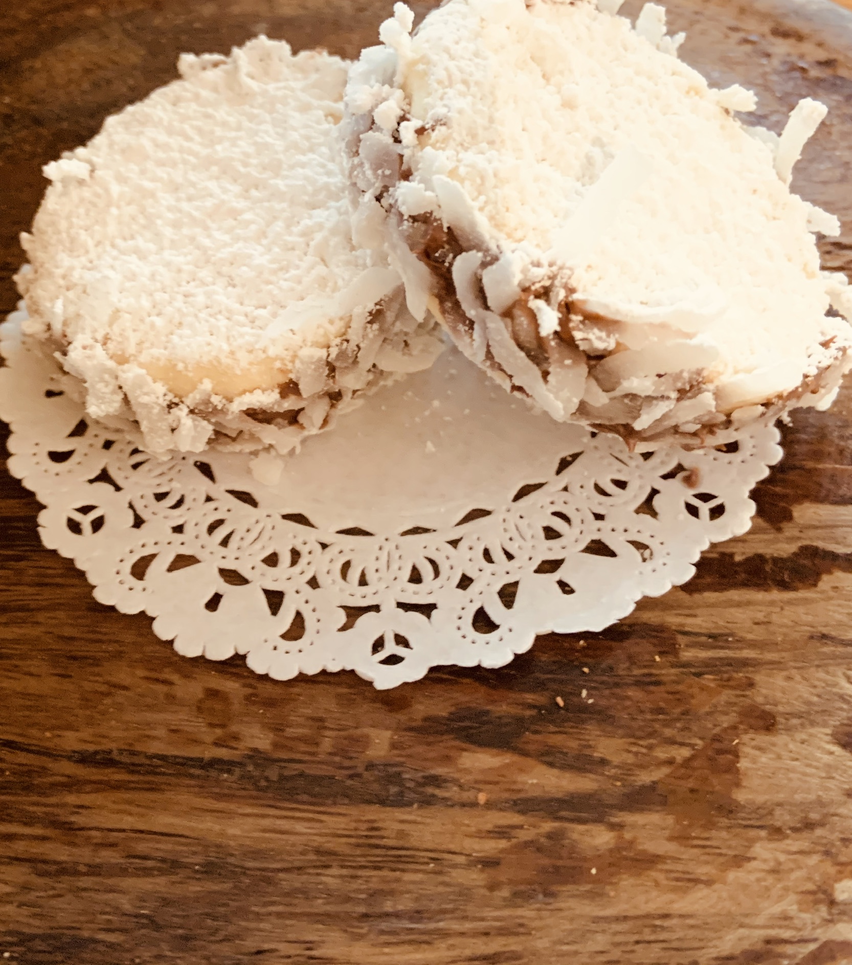 Order Alfajores Nutella Coconut Cookie  food online from Sultana's Bakery & Cafe store, Brighton on bringmethat.com
