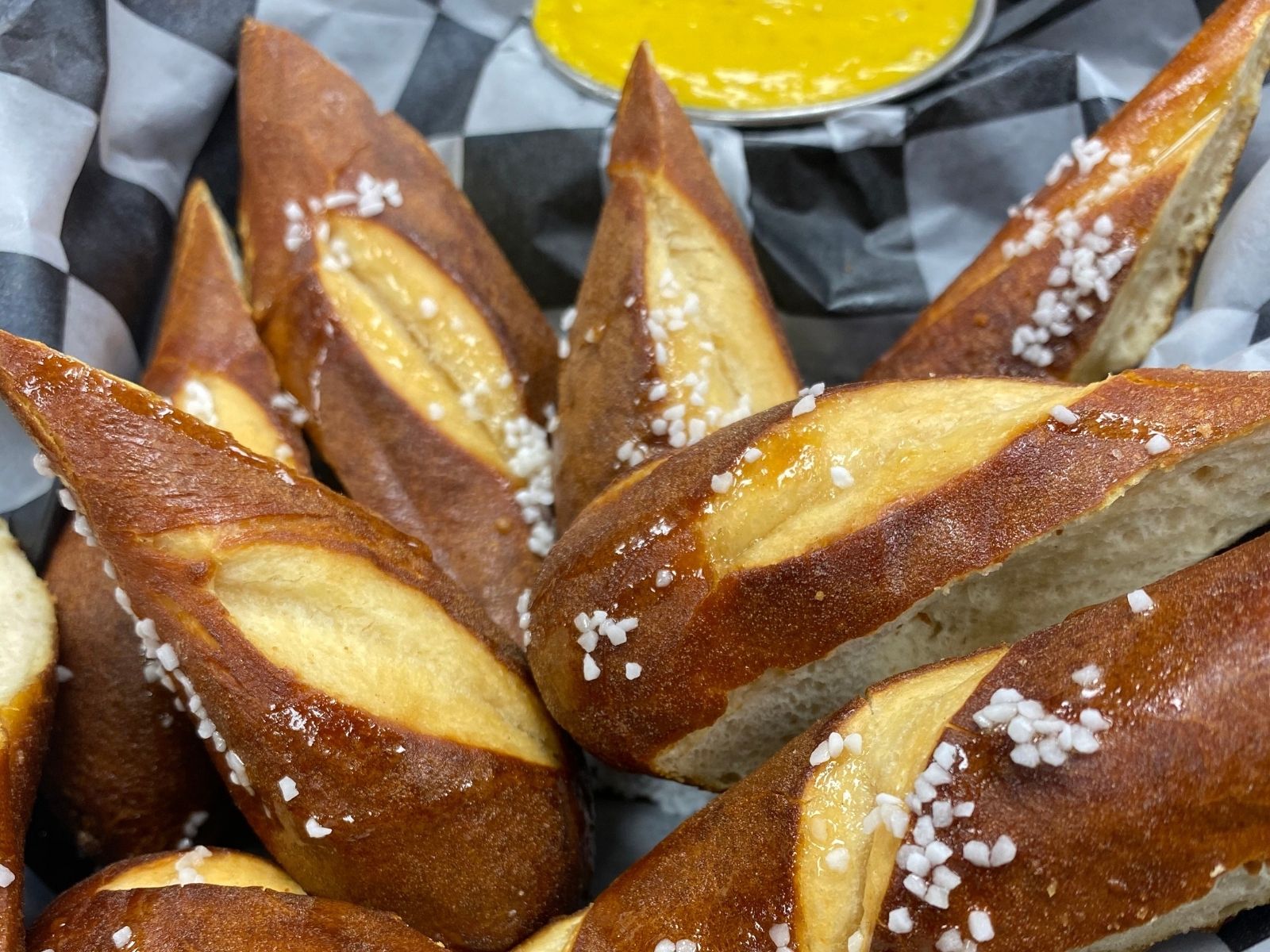 Order Pretzel Poppers food online from Skybokx 109 Sports Bar And Grill store, Natick on bringmethat.com