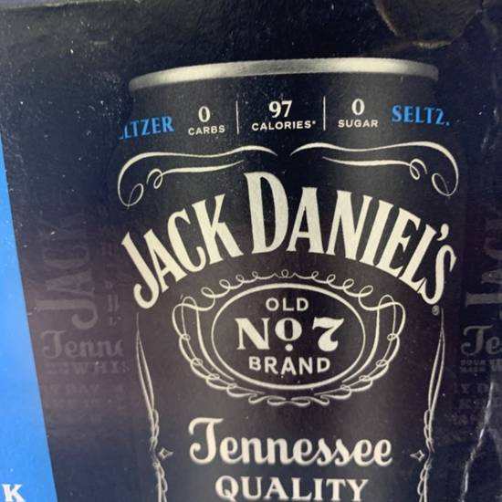 Order Jack Daniel whiskey & seltzer  food online from Campus Liquor store, Riverside on bringmethat.com