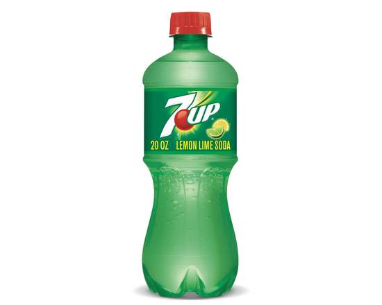 Order 7Up 20oz Bottle food online from Johnny Rockets - Ontario Mills store, Ontario on bringmethat.com