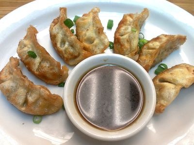 Order 13. Chicken Dumpling food online from Little Thai Cafe store, Houston on bringmethat.com