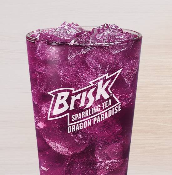 Order Brisk® Dragon Paradise™ Sparkling Iced Tea food online from Taco Bell store, Mount Pleasant on bringmethat.com