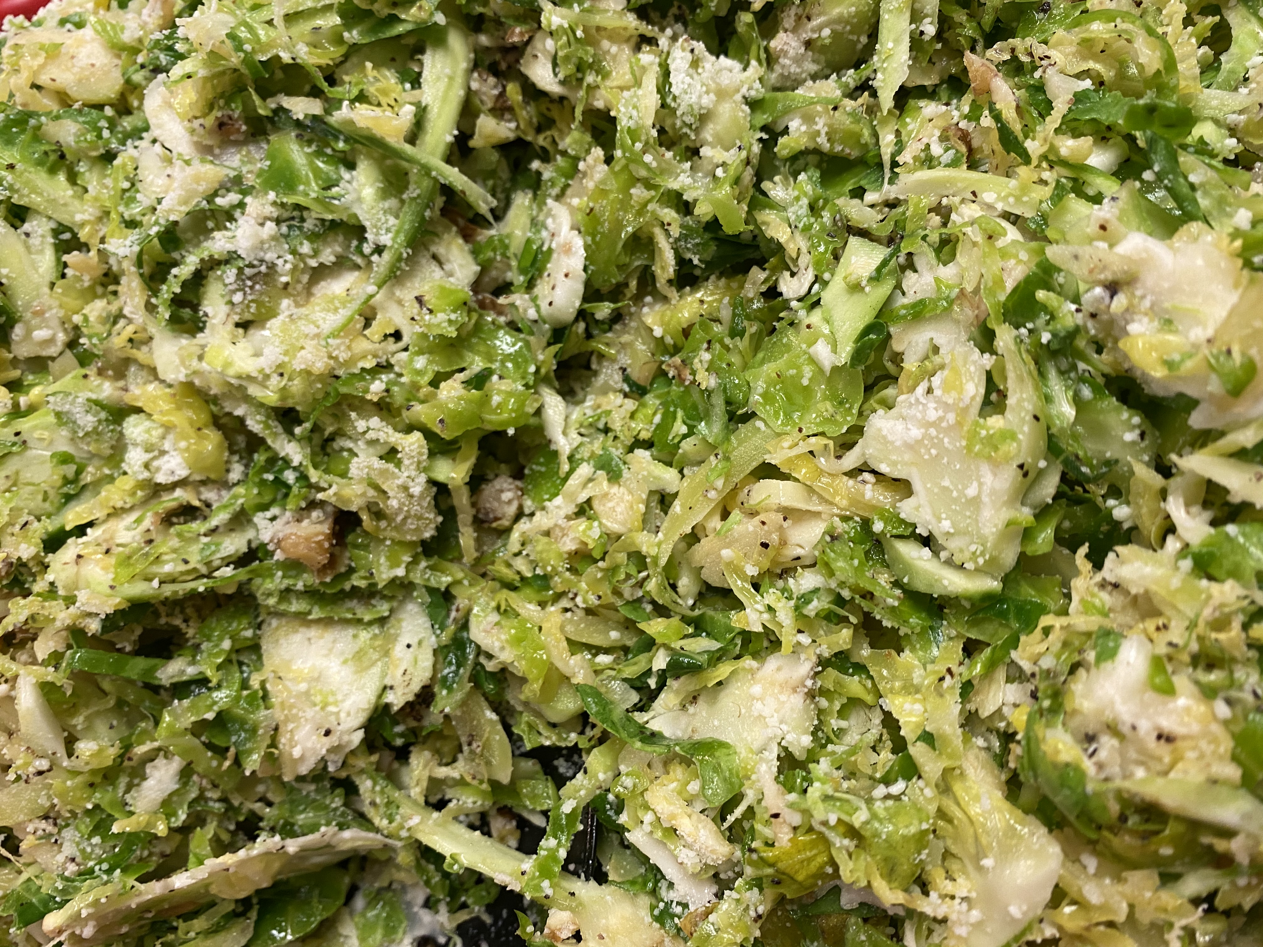 Order Brussel Sprout Salad food online from Jim Fallbrook Market store, Los Angeles on bringmethat.com