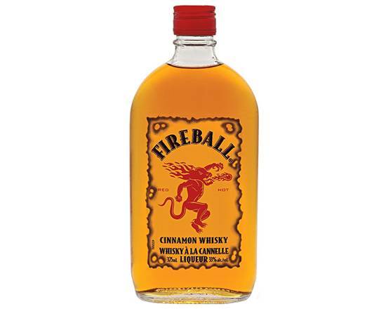 Order Fireball Cinnamon Whisky, 375mL liquor (33% ABV) food online from Samco Food Store store, Bakersfield on bringmethat.com